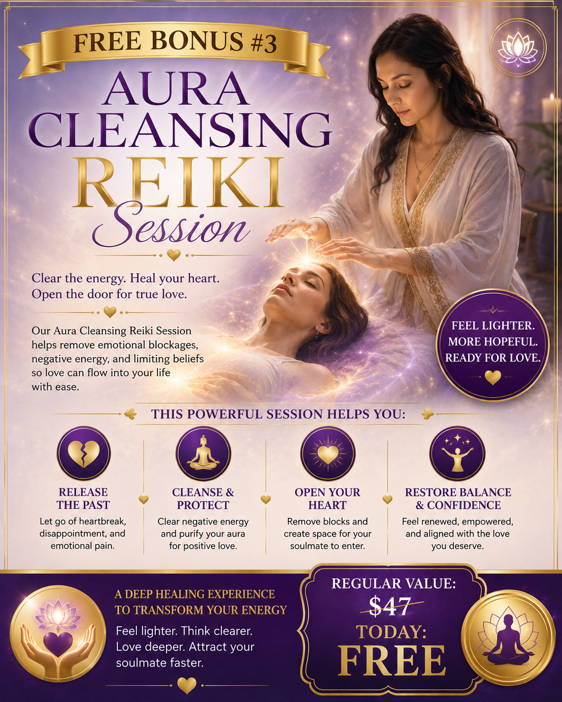 Aura Cleansing Reiki Session